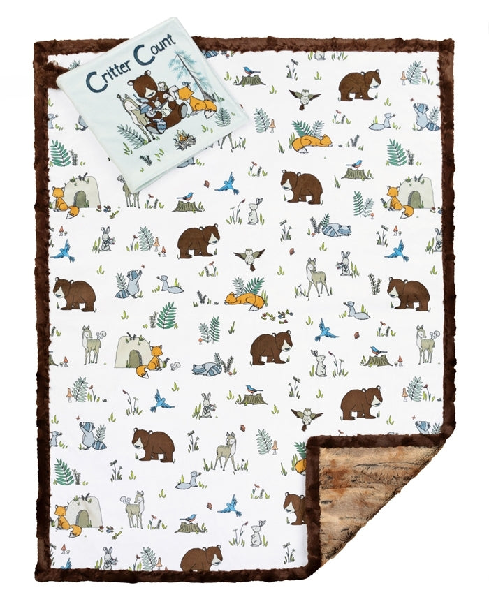 Forest Read To Me Cuddle Kit 28"X40" & 9"X9"