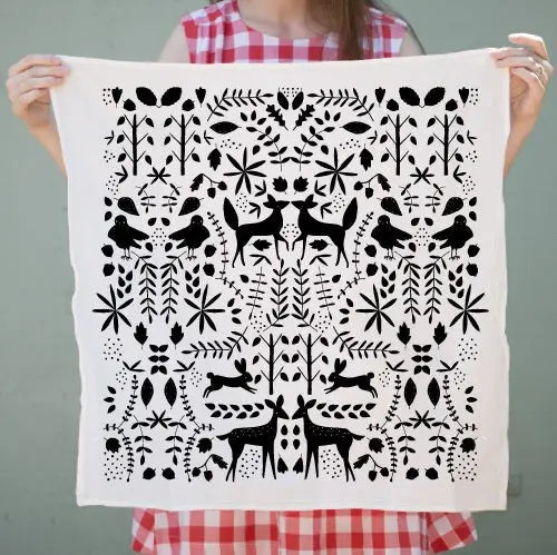 Forest Tea Towel - Linda's Electric Quilters