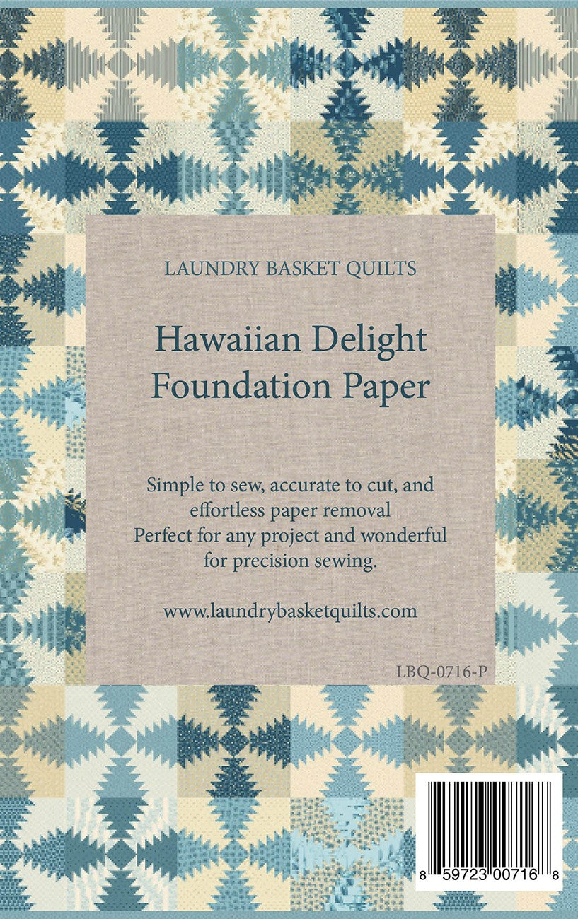 Foundation Hawaiian Delight - Linda's Electric Quilters
