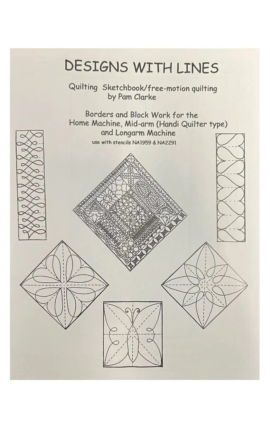 Explore Designs with Lines Quilting Sketchbook for Different Quilting ...