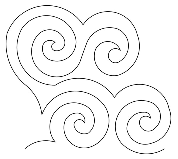 Quilting pantograph pattern