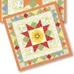 Fresh Flowers Table Topper & Runner (Digital Download) - Linda's Electric Quilters