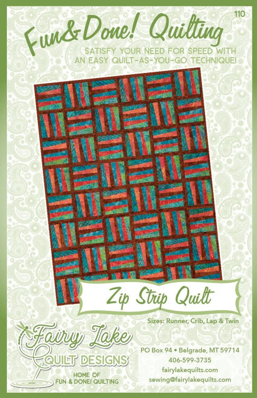 Fun & Done Zip Strip - Linda's Electric Quilters