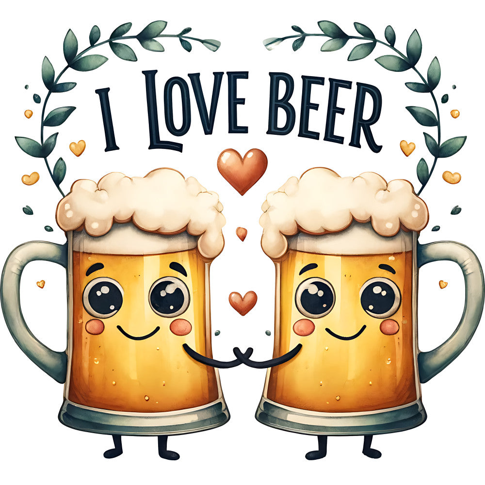 Funny Beer Quote Fabric Panel 1 QuiltingFabricPanels