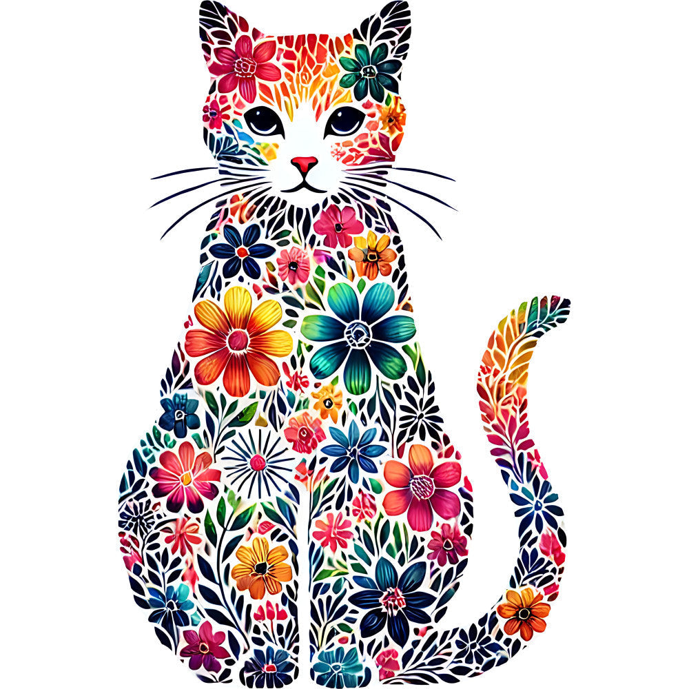 Funny Cat Lover Fabric Panel 11 QuiltingFabricPanels