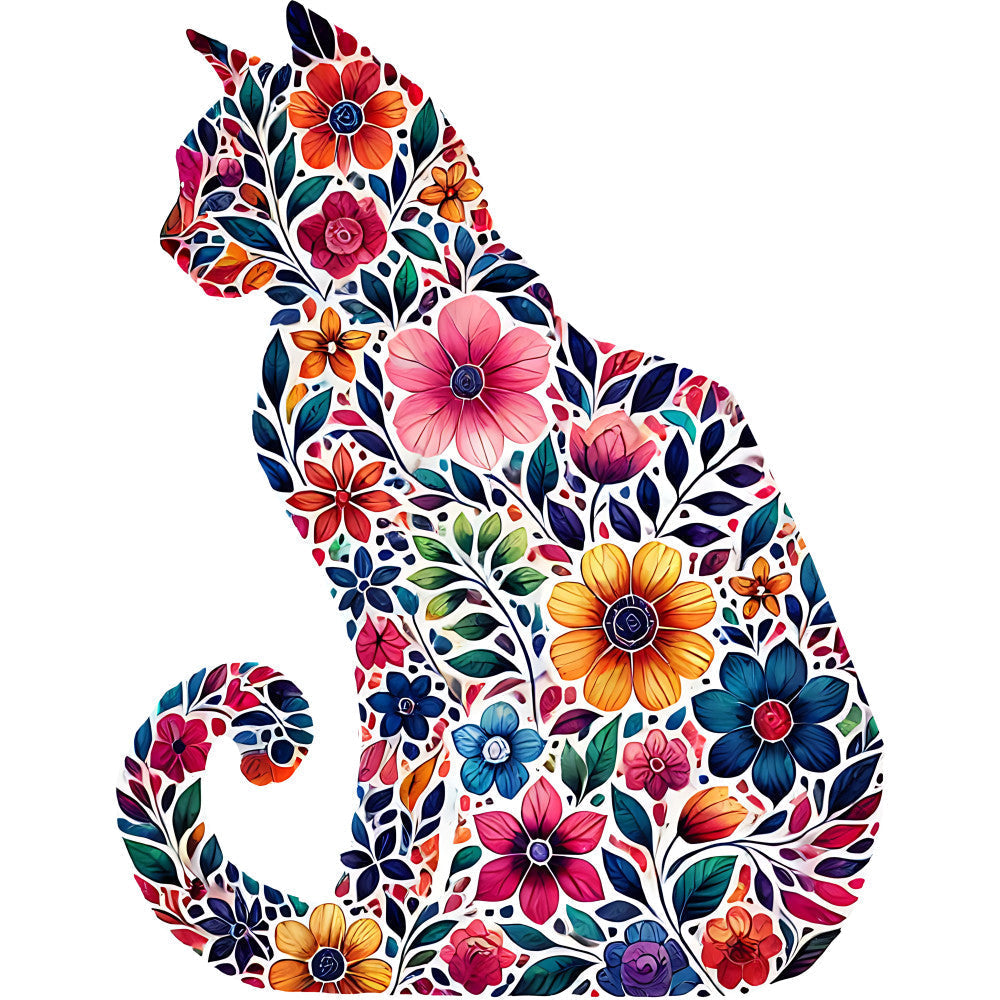 Funny Cat Lover Fabric Panel 12 QuiltingFabricPanels