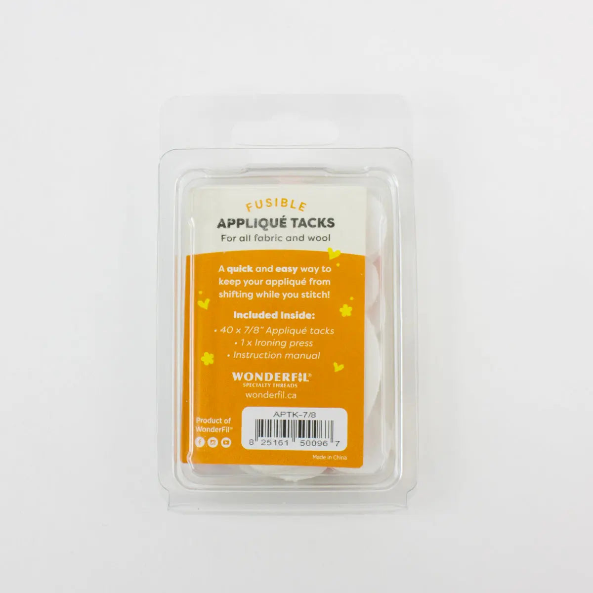 Fusible Applique Tacks WonderFil USA