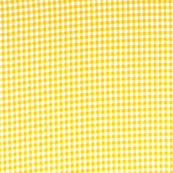 Yellow 1/8 Inch Gingham Fabric - Reorderable