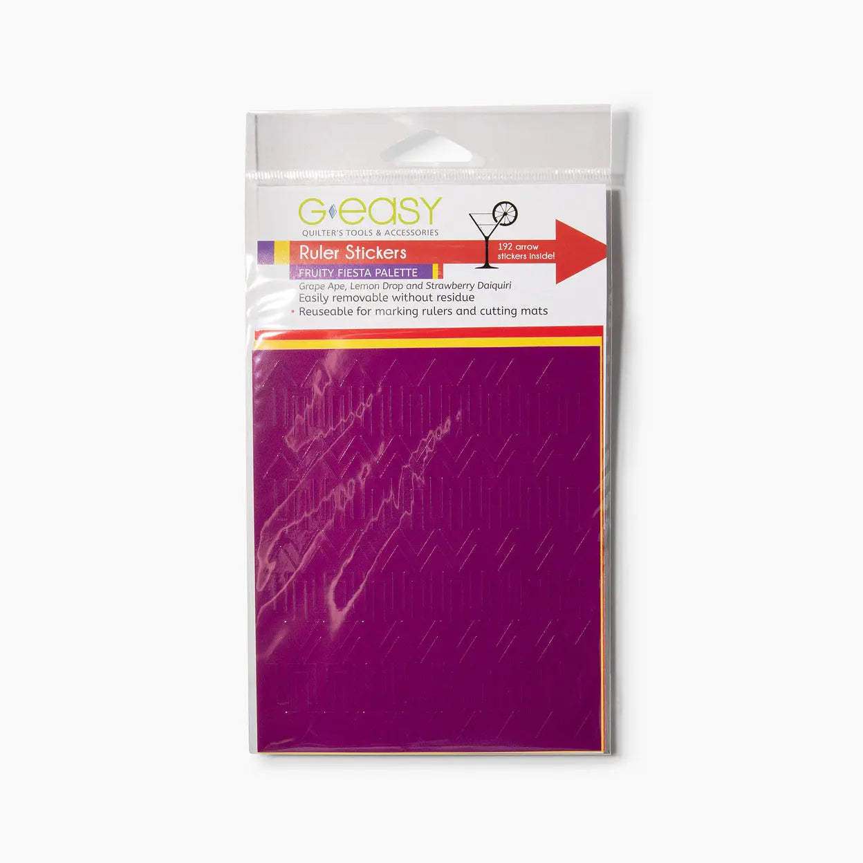 GEasy Ruler Stickers - Fruity Fiesta palette GE-1101 - Linda's