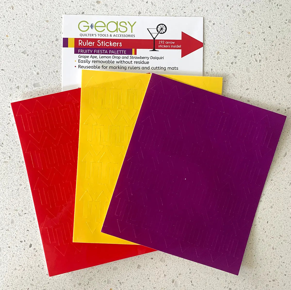 GEasy Ruler Stickers - Fruity Fiesta palette GE-1101 GE Designs