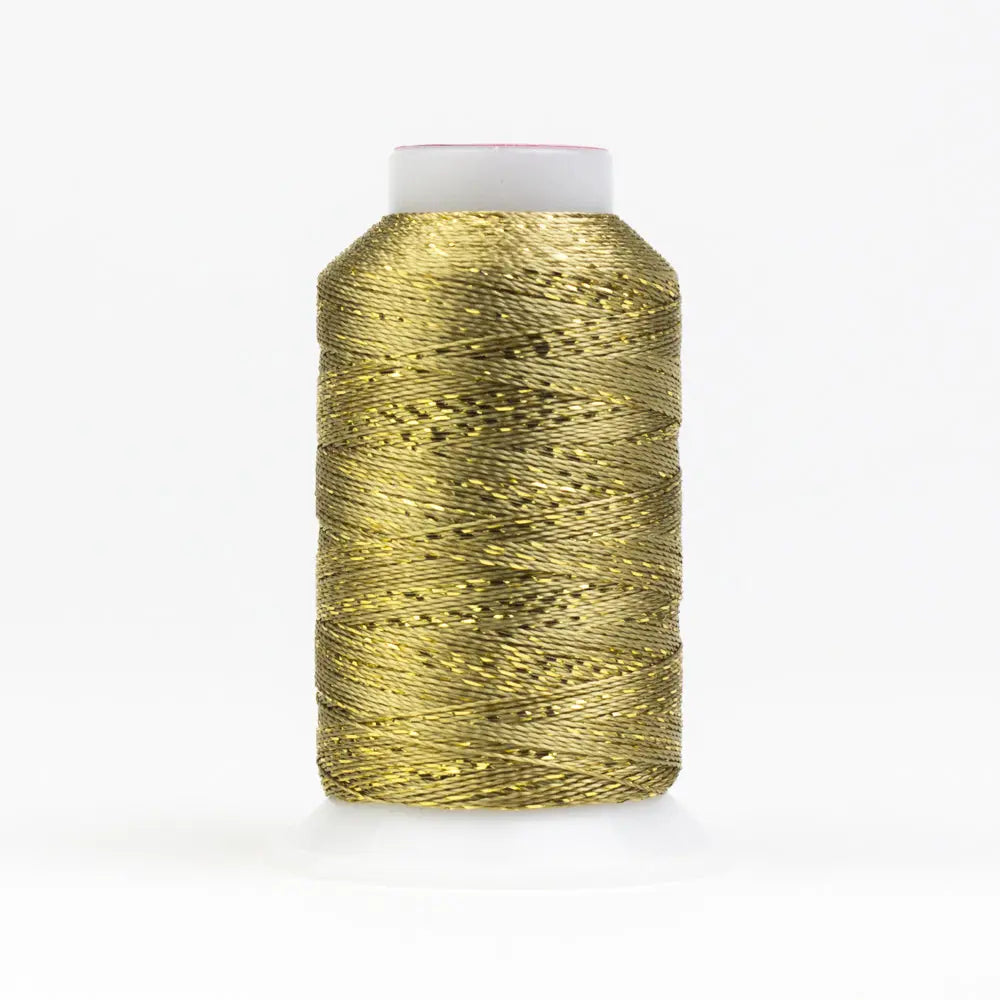GM1000 - GlaMore™ 12wt Rayon and Metallic Gold Thread WonderFil USA