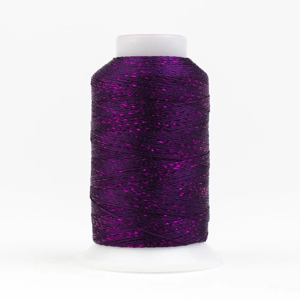 GM124 - GlaMore™ 12wt Rayon and Metallic Purple Thread WonderFil USA