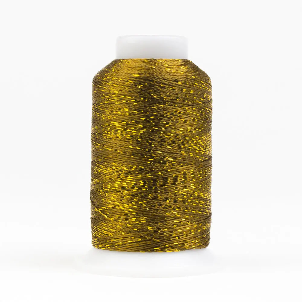 GM2124 - GlaMore™ 12wt Rayon and Metallic Amber Thread WonderFil USA