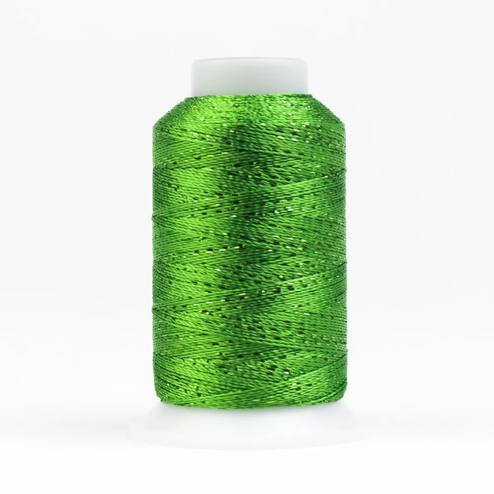 GM4110 - GlaMore™ 12wt Rayon and Metallic Spring Green Thread WonderFil USA