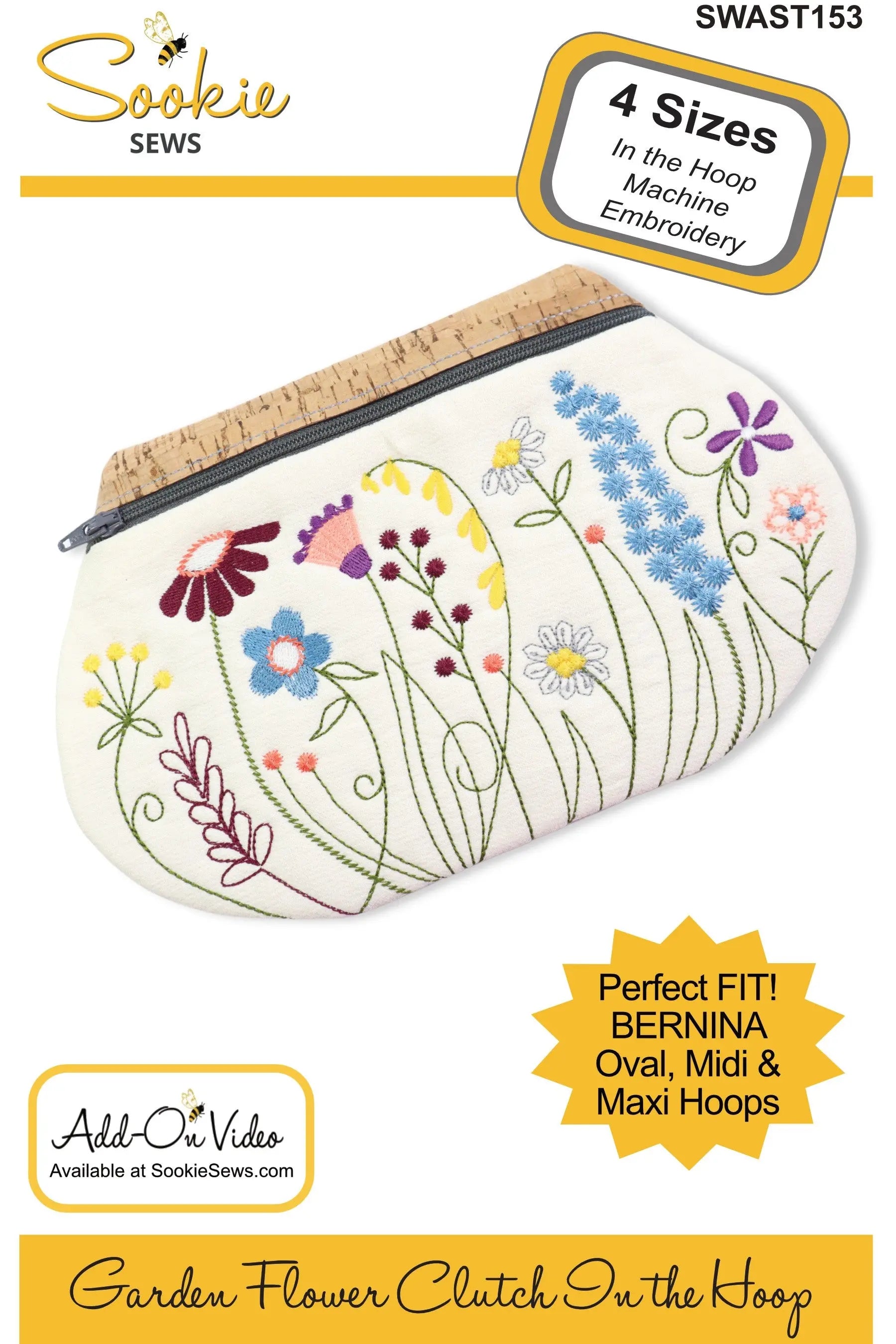 Garden Flower Clutch - Linda's Electric Quilters