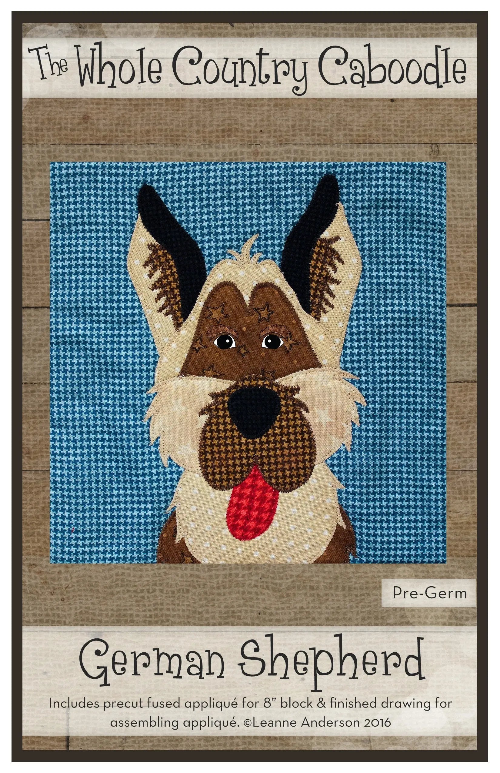German Shepherd Precut Fused Applique Pack - Linda's Electric Quilters