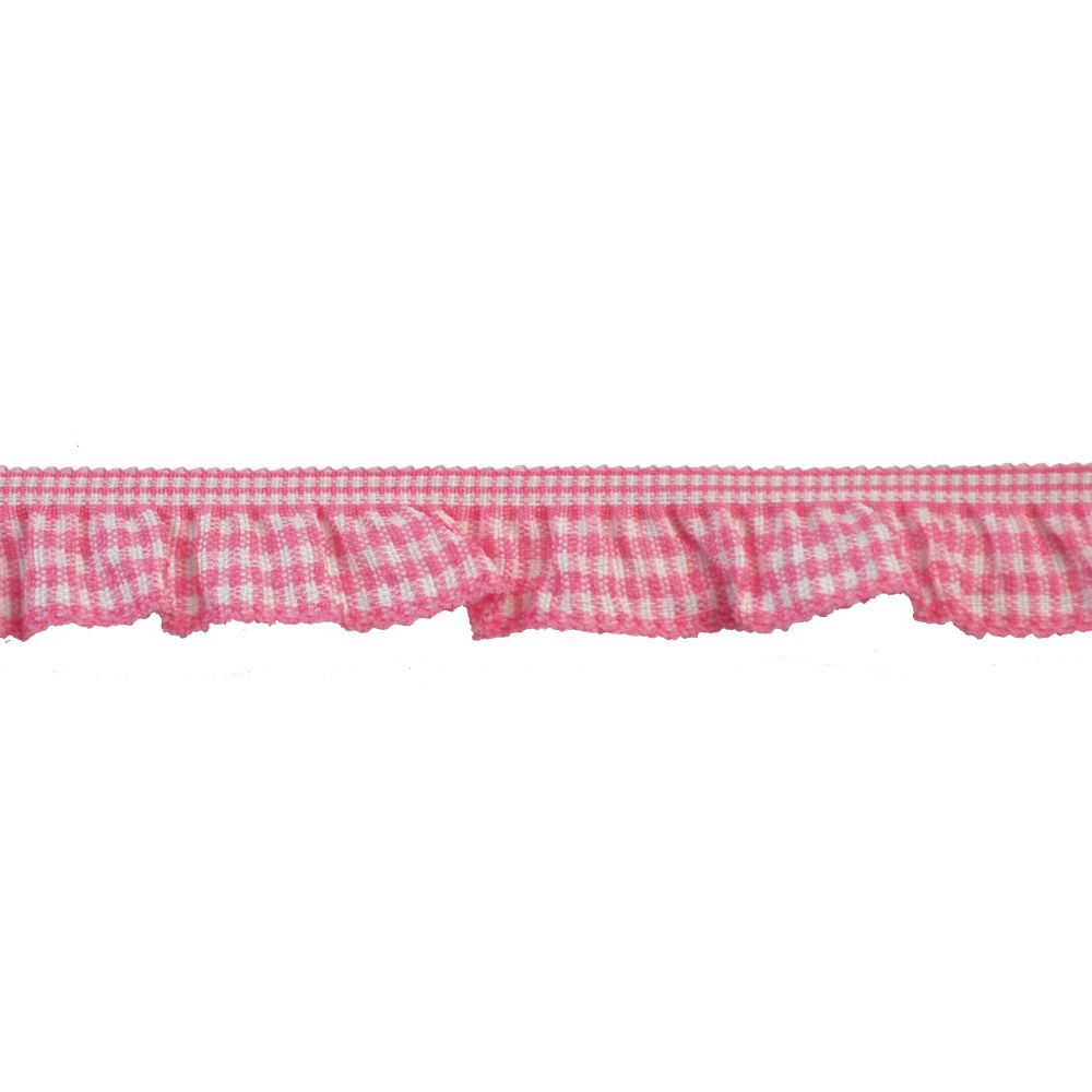 Gingham Ruffle Trim, 3/4-inch X 5 Yards – For Sewing, Crafts, Apparel & DIY Projects