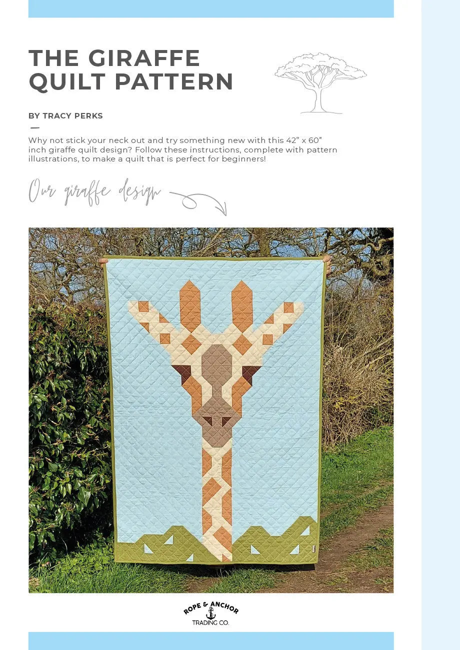 Giraffe Quilt Pattern - Linda's Electric Quilters