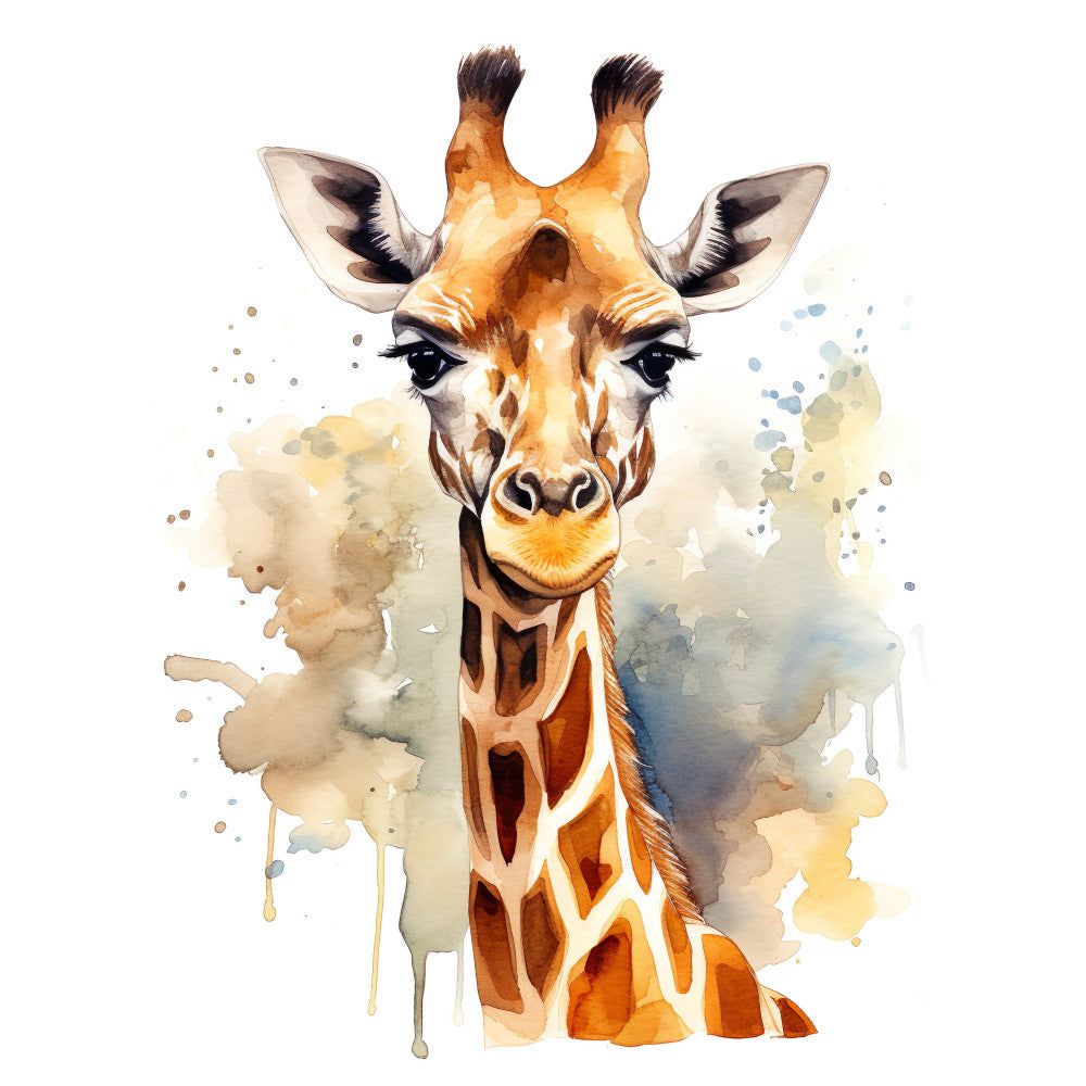 Giraffe Scenes Fabric Panel 3 QuiltingFabricPanels