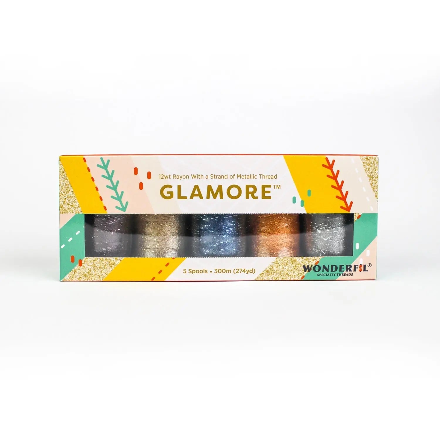 GlaMore™ 12wt Rayon and Metallic Thread - Packs WonderFil USA