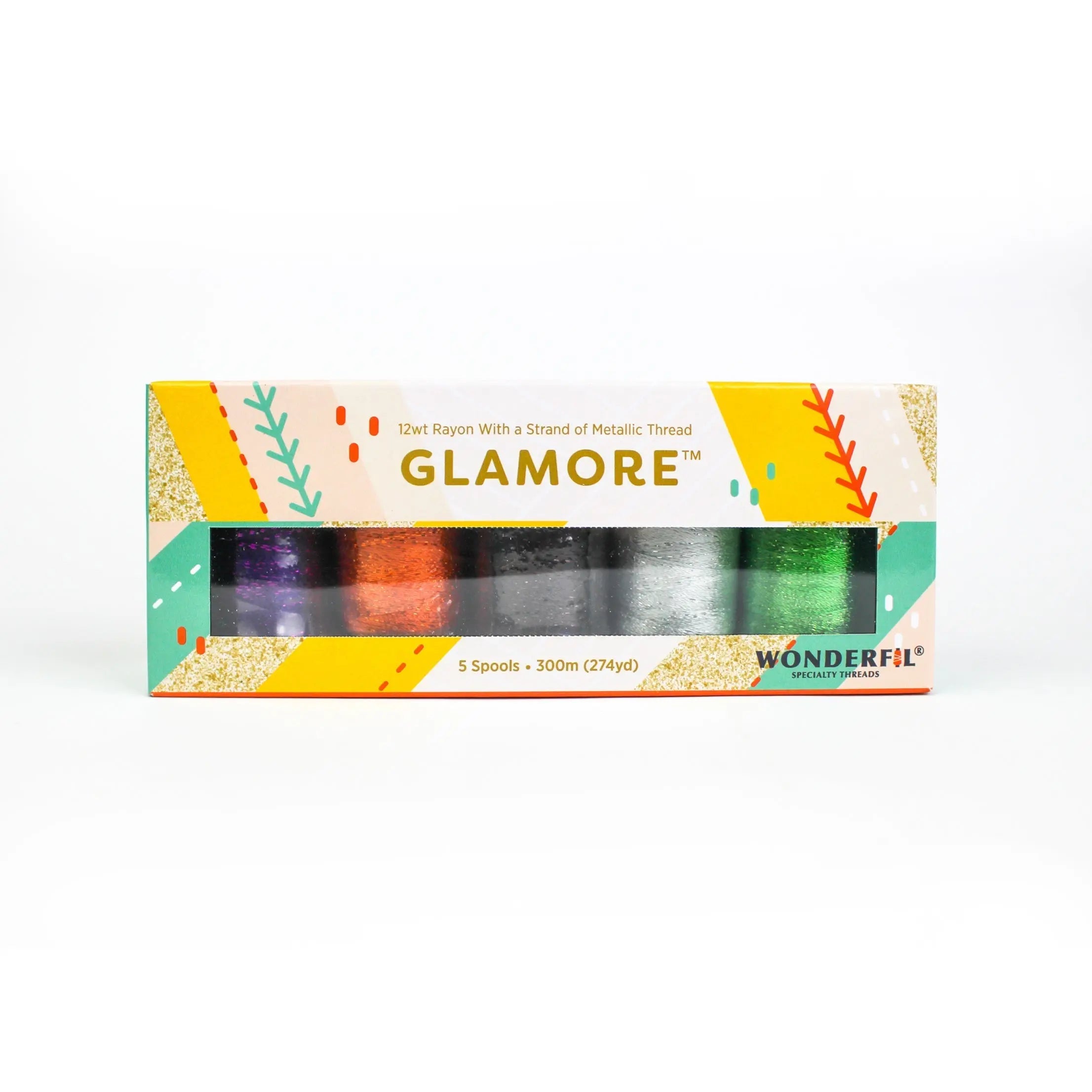 GlaMore™ 12wt Rayon and Metallic Thread - Packs WonderFil USA