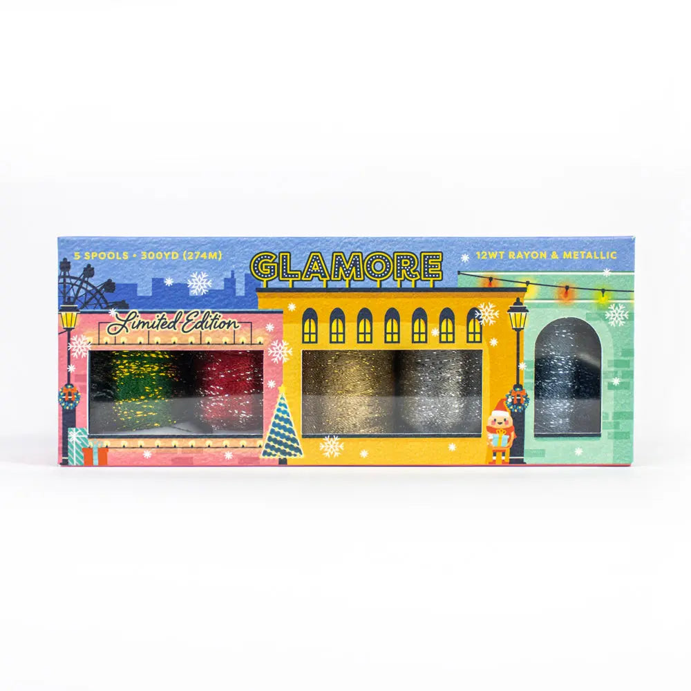 GlaMore™? 12wt Rayon & Metallic Holiday Pack WonderFil USA