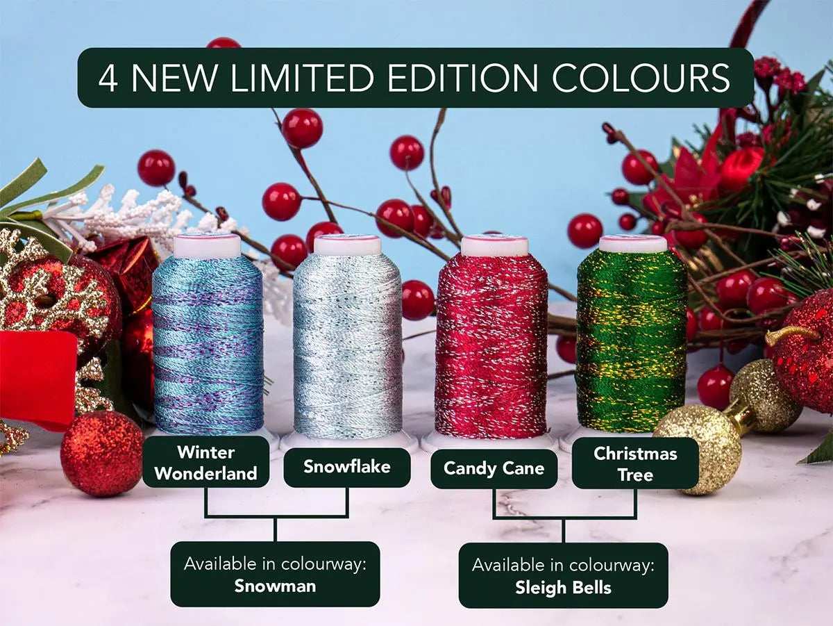 GlaMore™? 12wt Rayon & Metallic Holiday Pack WonderFil USA