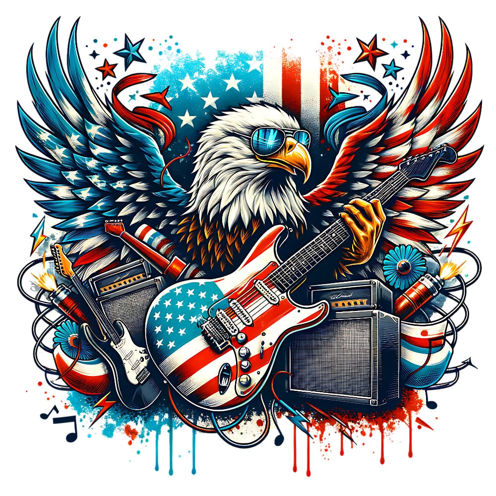 God Bless America Fabric Panel 3