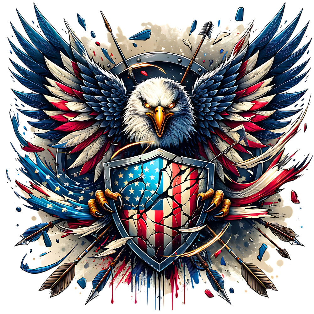 God Bless America Fabric Panel 7