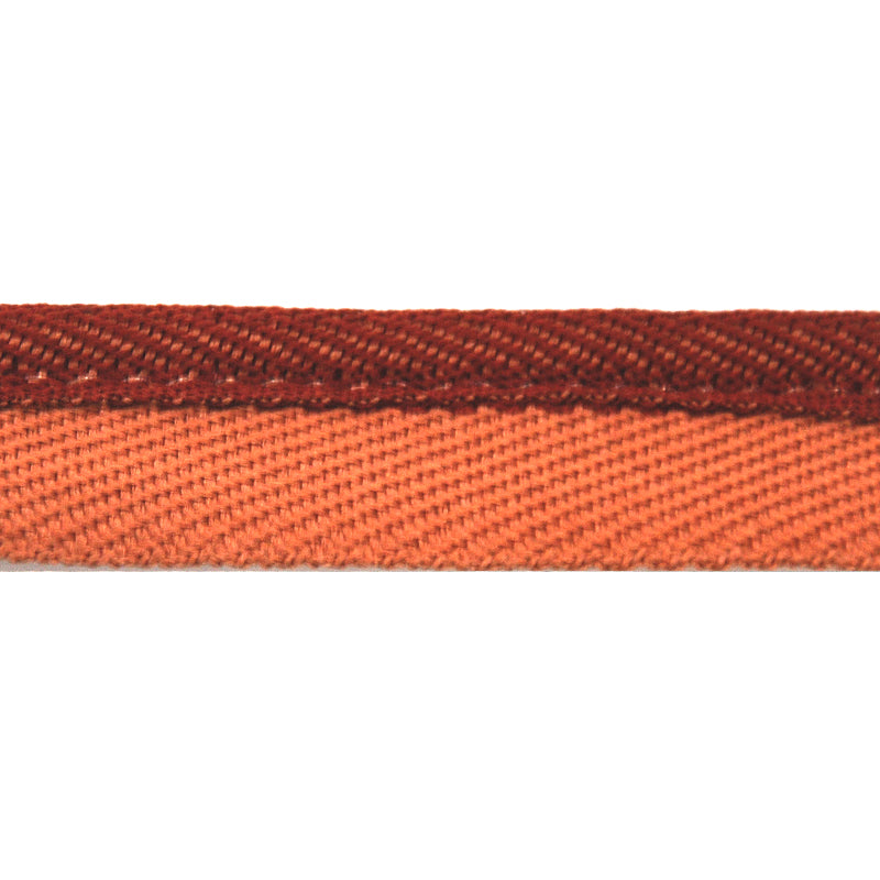 Godiva Collection - 1/4" Width PIPING CORD with LIP (50 Yard Roll) - BC-10098-18/16 Sable and Rust