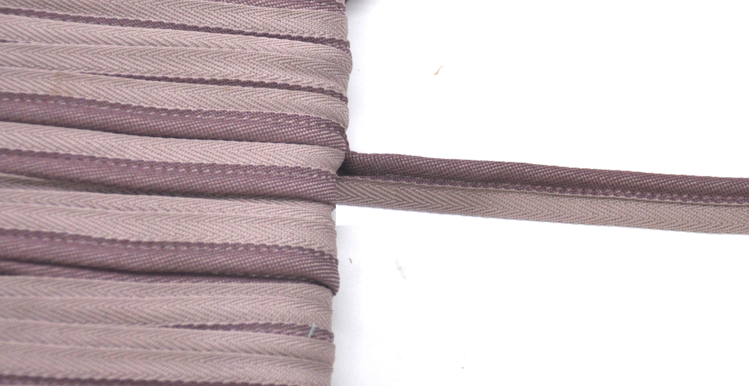 Godiva Collection - 1/4" Width PIPING CORD with LIP (50 Yard Roll) - BC-10098-21/38 Lilac and Toffee