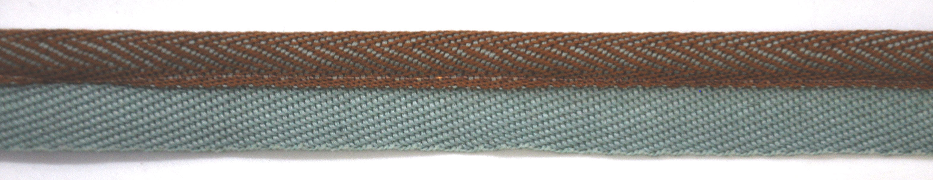 Godiva Collection - 1/4" Width PIPING CORD with LIP (50 Yard Roll) - BC-10098-33/28 Turquoise and Beige