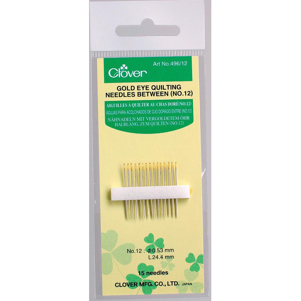 Gold Eye Quilting Needles Between (No. 12)