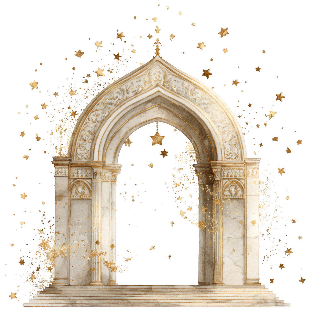 Gold Nativity Fabric Panel 19