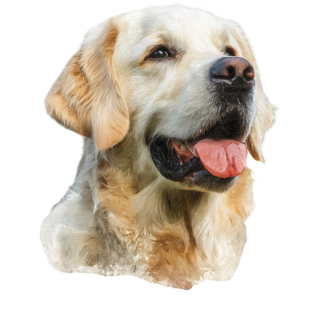 Golden Retriever Fabric Panel 26