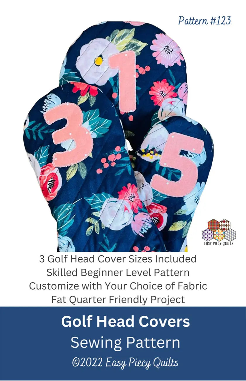Golf Head Cover Pattern - Linda's Electric Quilters
