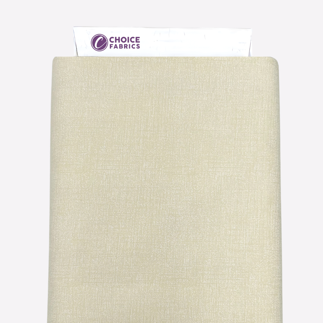 Grain of Color 108" Supreme Backings - White on Cream Wideback Fabric Per Yard