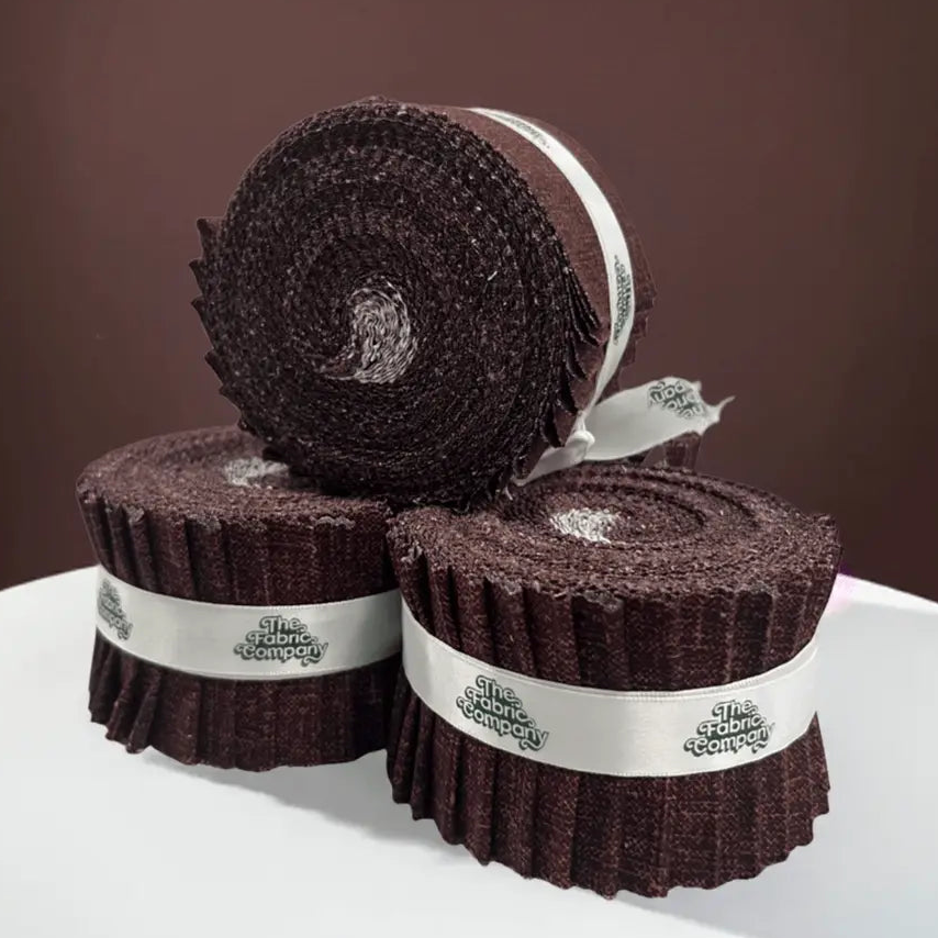 Brown Grain of Color - 2.5" Roll - Chocolate (20 cuts)