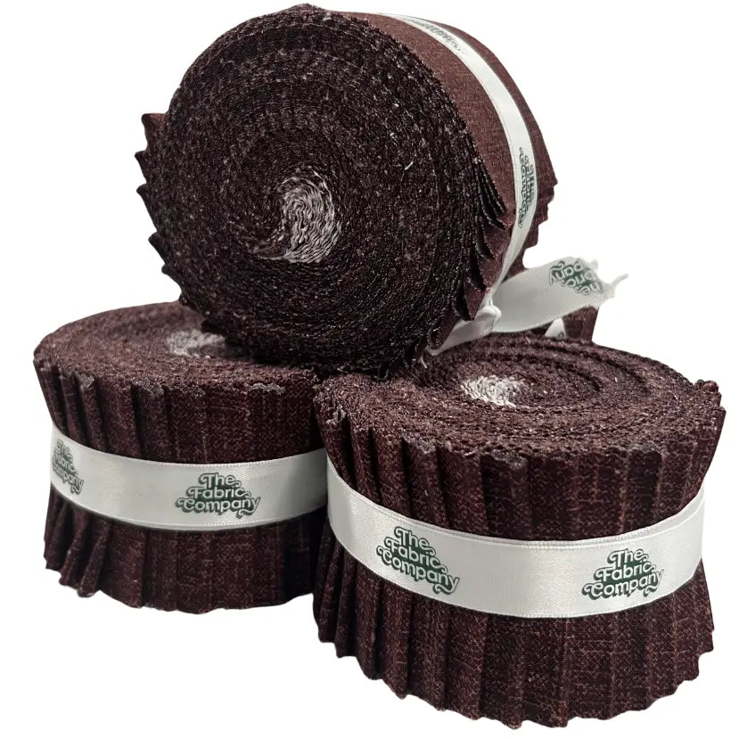 Brown Grain of Color - 2.5" Roll - Chocolate (20 cuts)