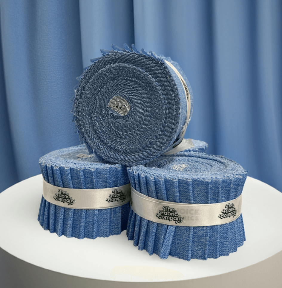 Blue Grain of Color - 2.5" Roll - Light Blue (20 cuts)