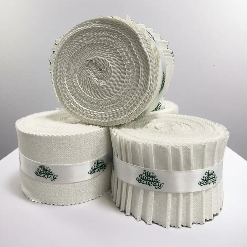 White Grain of Color - 2.5" Roll - White (20 cuts)