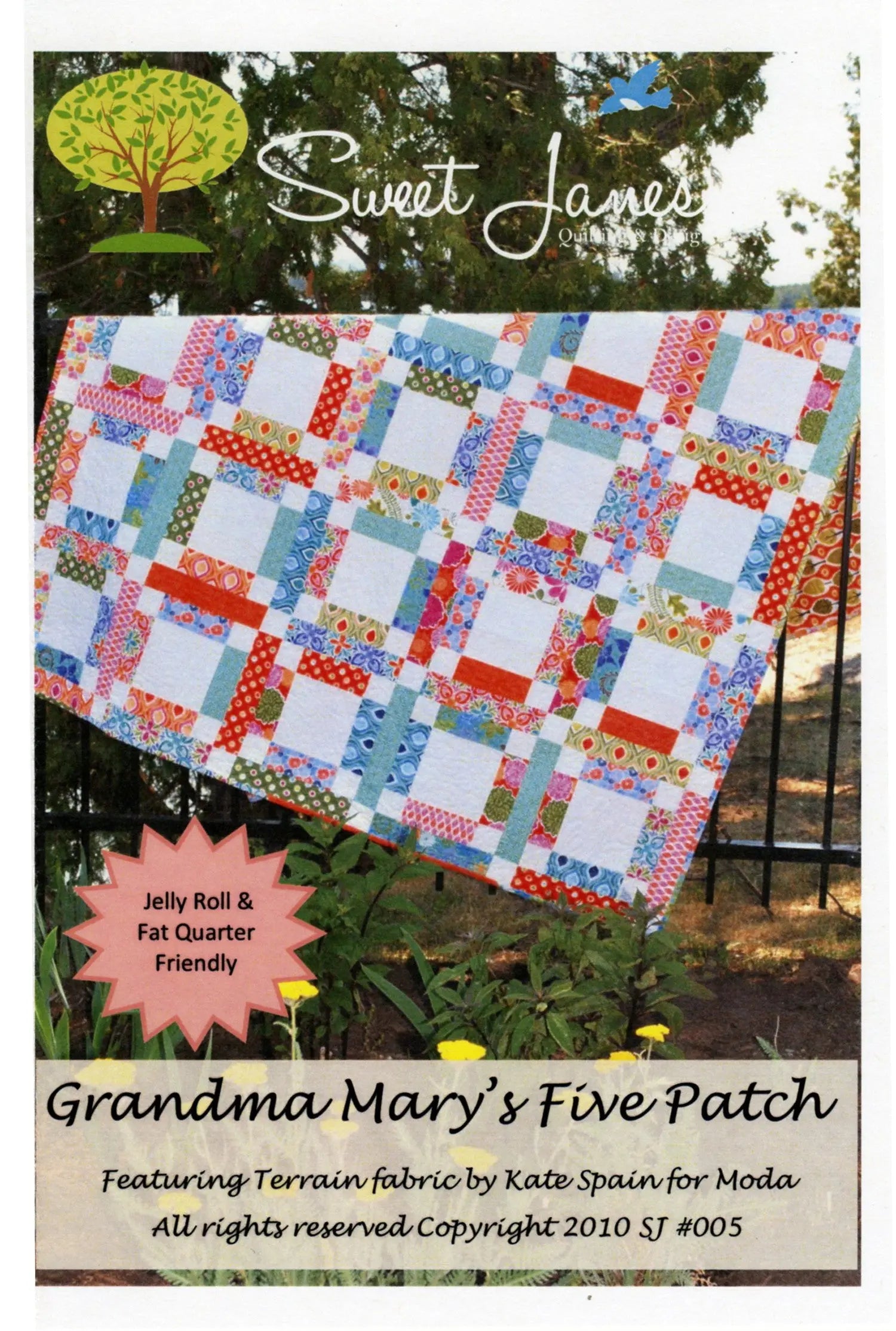 Grandma Mary's Five Patch - Linda's Electric Quilters