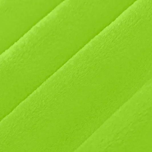 Green Dark Lime Cuddle 3 Extra Wide Solid Fabric per yard - Linda's Electric Quilters