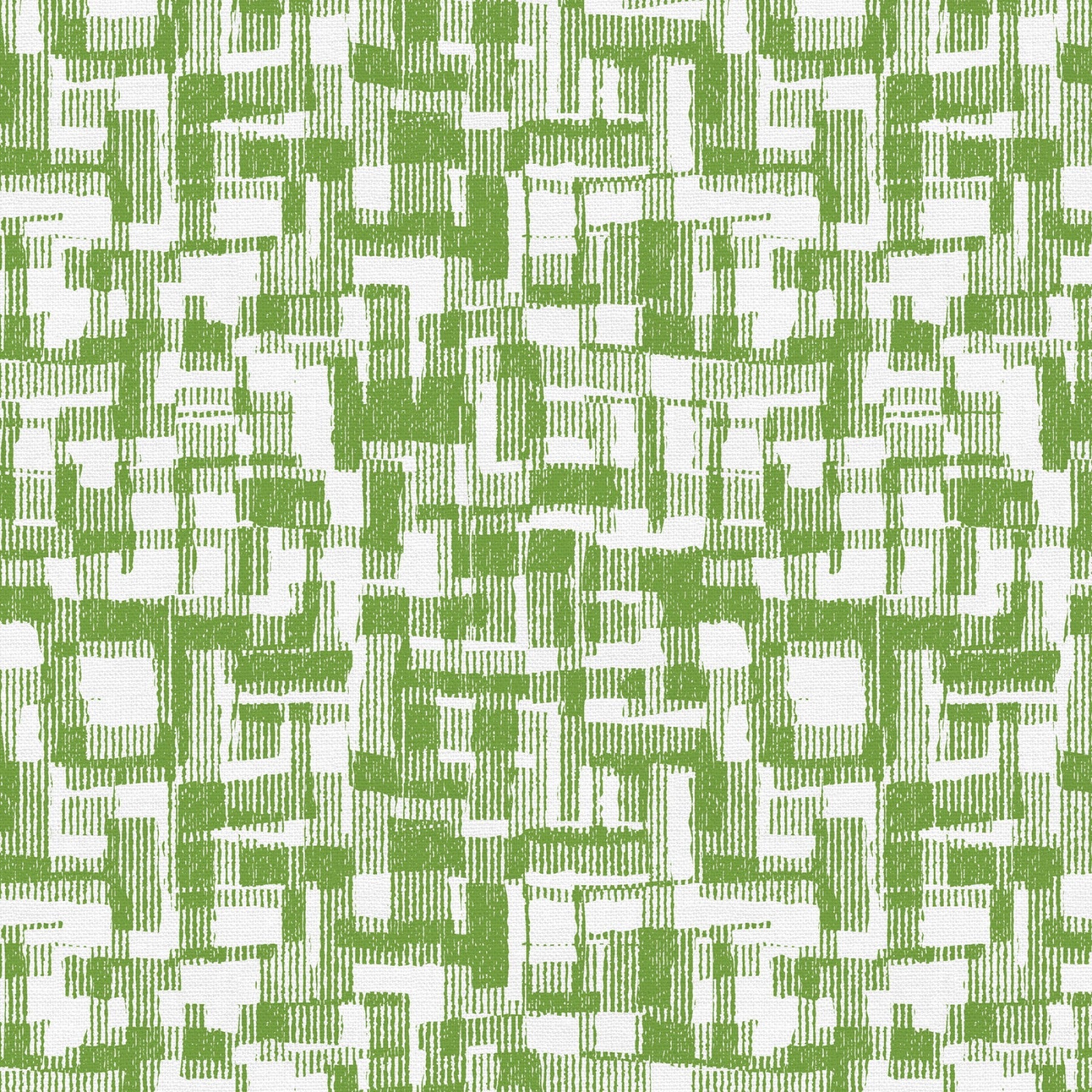 Green Grass Barcodes Cotton Wideback Fabric