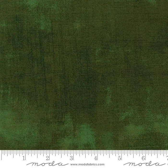 Green Grunge Basics Forest 44"/45" Per Yard Moda Fabrics & Supplies