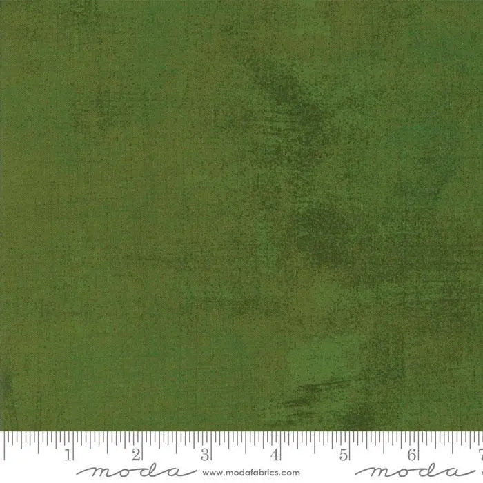 Green Grunge Basics Olive Branch 44"/45" Per Yard Moda Fabrics & Supplies