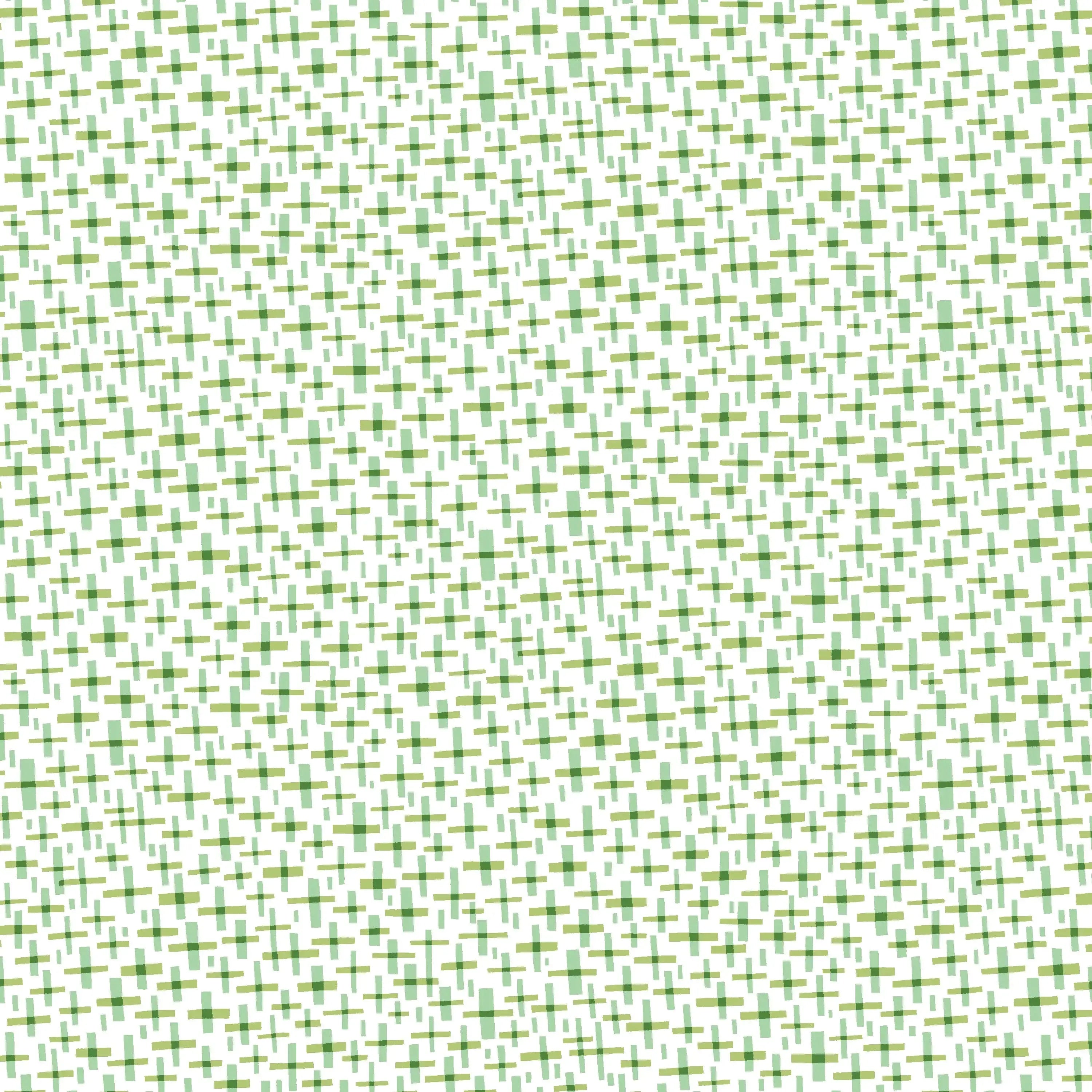 Green Isla Medium Lime Blooming Color Cotton Wideback Fabric ( 1 yard pack ) - Linda's Electric Quilters