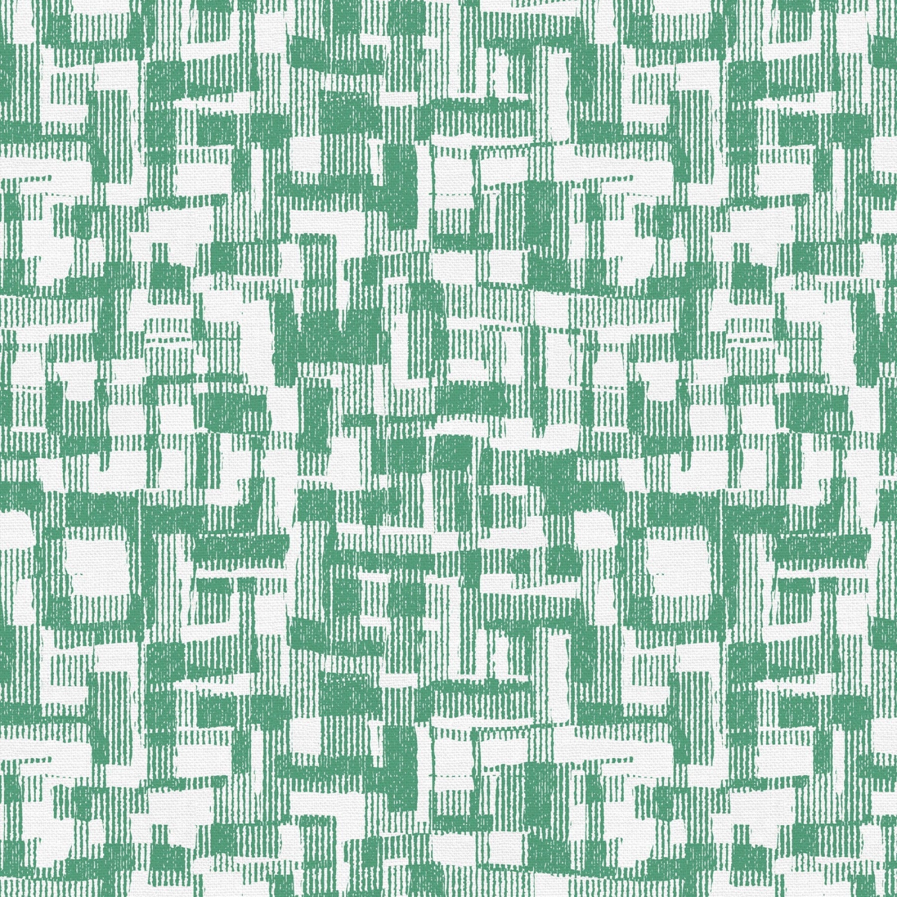 Green Sea Green Barcodes Cotton Wideback Fabric Per Yard