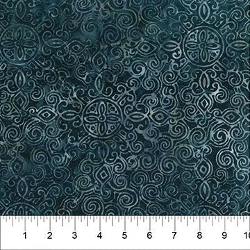 Grey Charcoal Matera Cotton Batik Wideback Fabric per yard - Linda's Electric Quilters