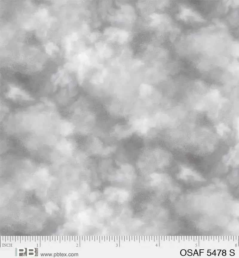 Grey On Safari Cloud Texture Cotton 44"/45" Fabric Per Yard